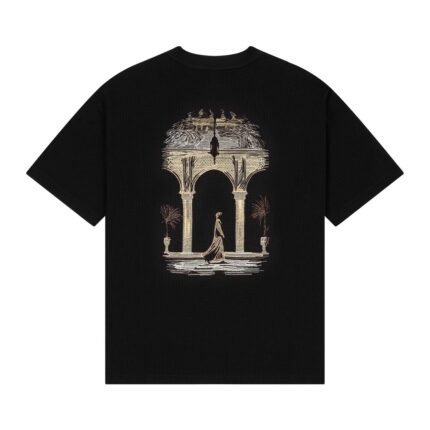 Derschutze Aziza Waffle T Shirt Black