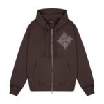 Derschutze Aziza Zip Up Brown