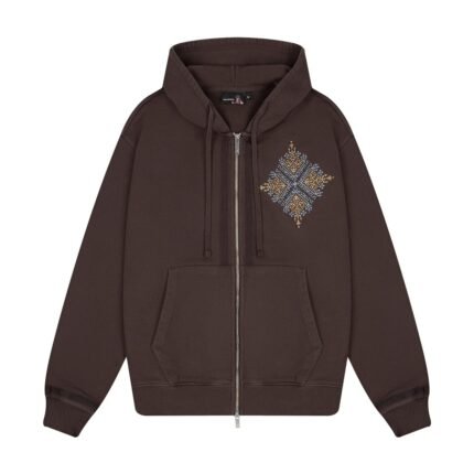 Derschutze Aziza Zip Up Brown