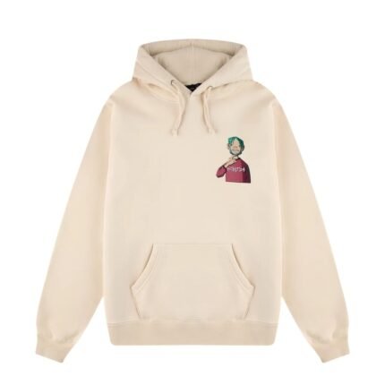 Derschutze Graffiti Hoodie Beige