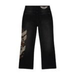 Derschutze Hellboy Brown Washed Bootcut Denim