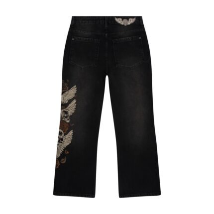 Derschutze Hellboy Brown Washed Bootcut Denim