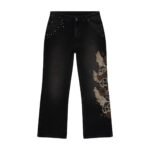 Derschutze Hellboy Brown Washed Bootcut Denim