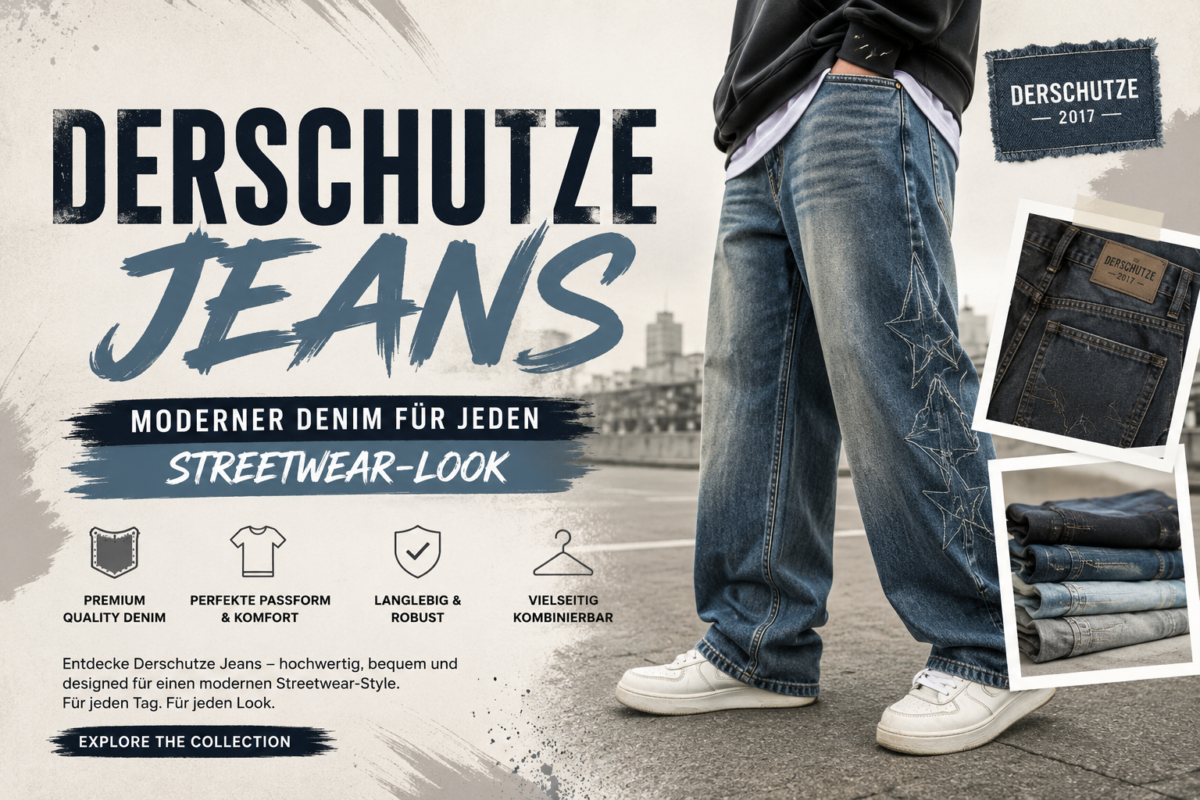 Derschutze Jeans – Moderner Denim für jeden Streetwear-Look