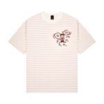 Derschutze Koi T Shirt Pink Striped