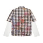 Derschutze Lotus V2 Layered Shirt Plaid Creme