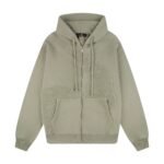 Derschutze Lotus Zip Up Khaki