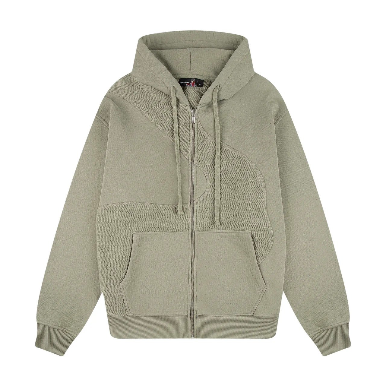 Derschutze Lotus Zip Up Khaki Derschutze Lotus Zip Up Khaki