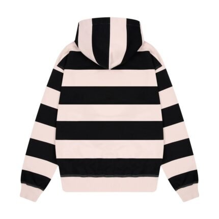 Derschutze On Air Pink-Purple Striped Hoodie