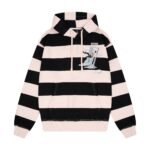 Derschutze On Air Pink-Purple Striped Hoodie