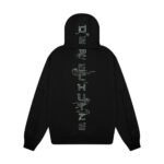 Derschutze Sashiko Hoodie Black