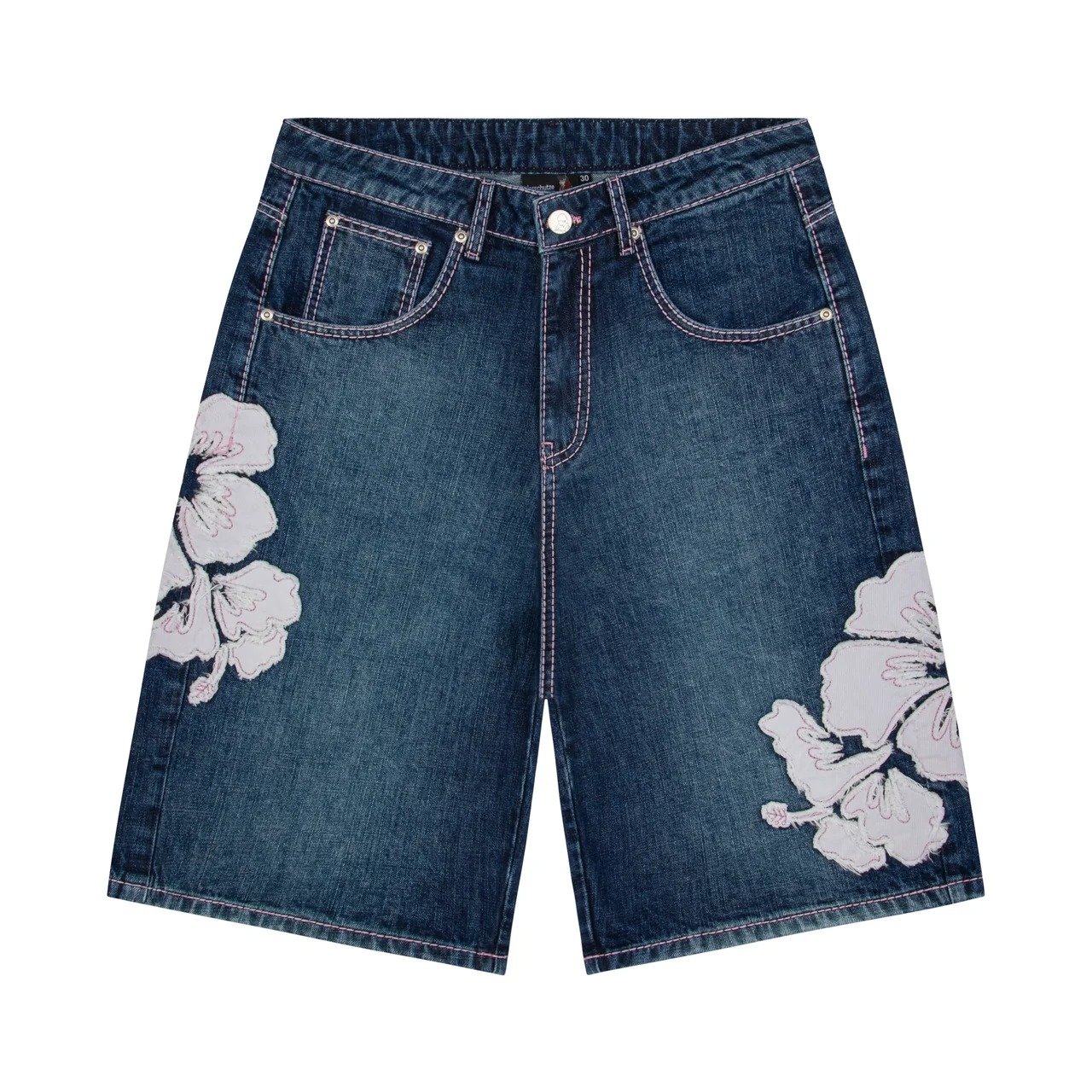 Derschutze Summer Break Indigo Washed Jorts Derschutze Summer Break Indigo Washed Jorts