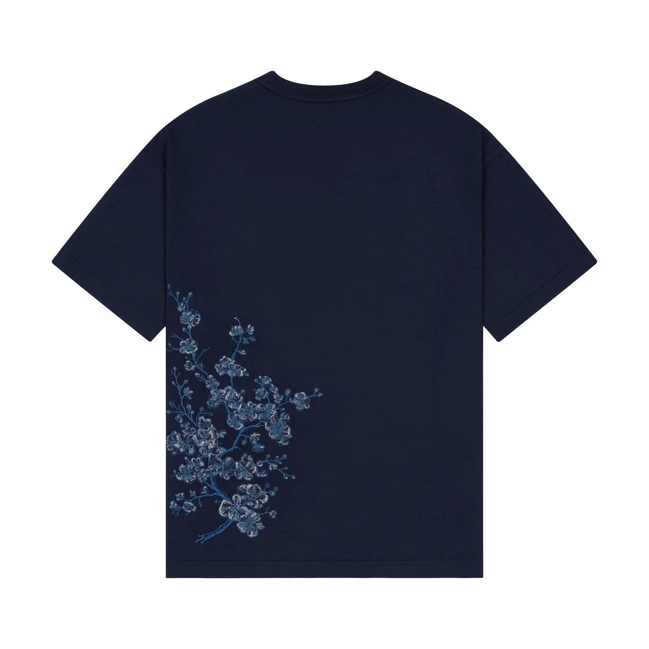 Derschutze Wildflower T Shirt Navy Derschutze Wildflower T Shirt Navy