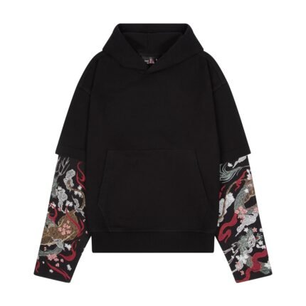 Derschutze Yakuza Double Sleeve Hoodie