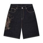 Derschutze Yakuza Indigo Raw Jorts 03
