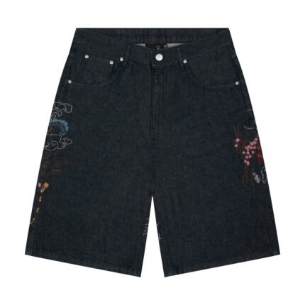 Derschutze Yakuza Indigo Raw Jorts 04