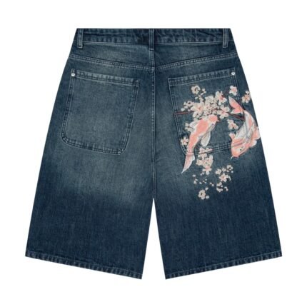 Derschutze Yakuza Indigo Washed Jorts 01