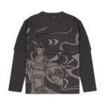 Derschutze Yakuza Layered Knitted Jersey