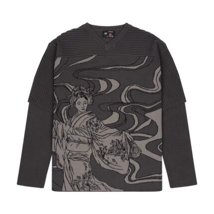Derschutze Yakuza Layered Knitted Jersey