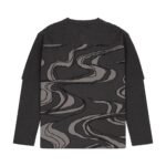 Derschutze Yakuza Layered Knitted Jersey