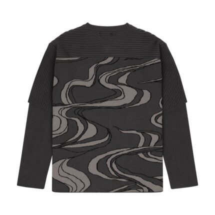 Derschutze Yakuza Layered Knitted Jersey