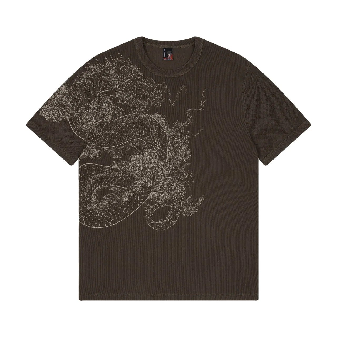 Derschutze Yakuza Ribbed T Shirt Anthracite Derschutze Yakuza Ribbed T Shirt Anthracite