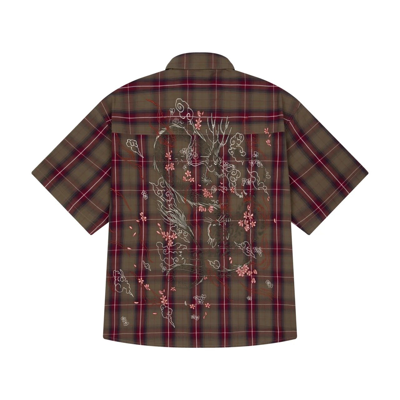 Derschutze Yakuza Shirt Plaid Green Derschutze Yakuza Shirt Plaid Green