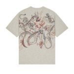 Derschutze Yakuza T Shirt Grey Melange