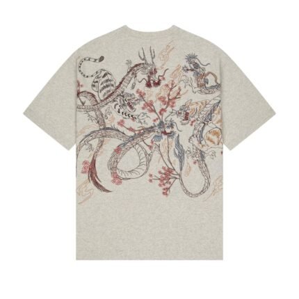 Derschutze Yakuza T Shirt Grey Melange